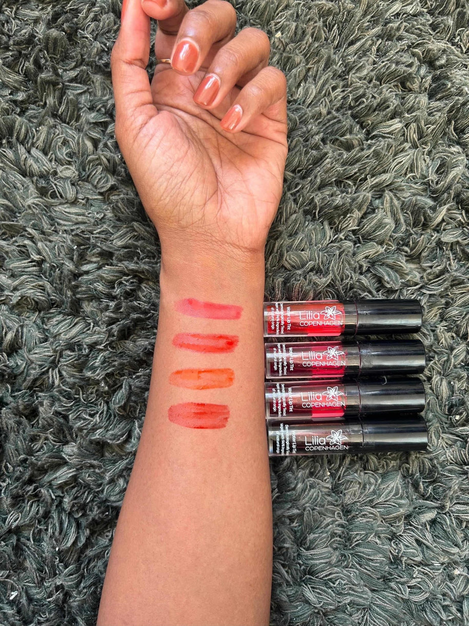 Water Lip Tint Cherry - Long - Lasting, Vegan & Natural, Made in EU - Lilia Copenhagen CVR 43267442