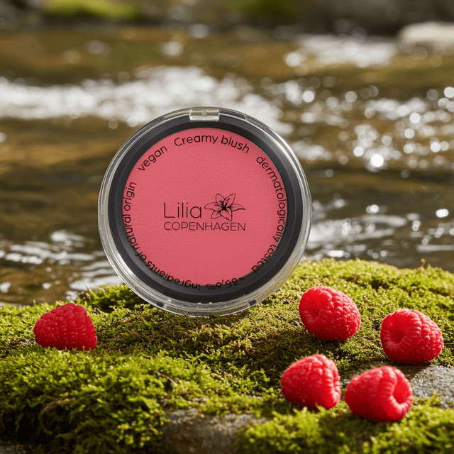 Creamy Blush Rasberry - Vegan & Natural, Paraben - Free, Made in EU - Lilia Copenhagen