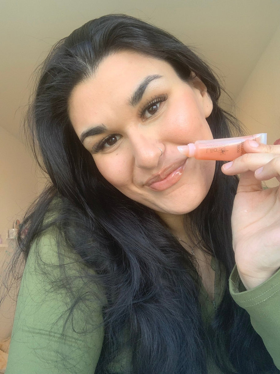 Lipgloss Rose - Vegan & Natural Shine, Made in DK - Lilia Copenhagen CVR 43267442