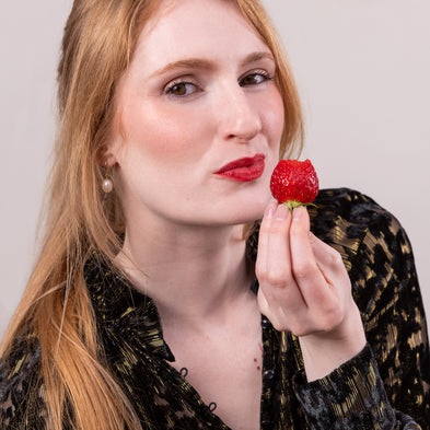 Water Lip Tint Strawberry - Long - Lasting, Vegan & Natural, Made in EU - Lilia Copenhagen CVR 43267442