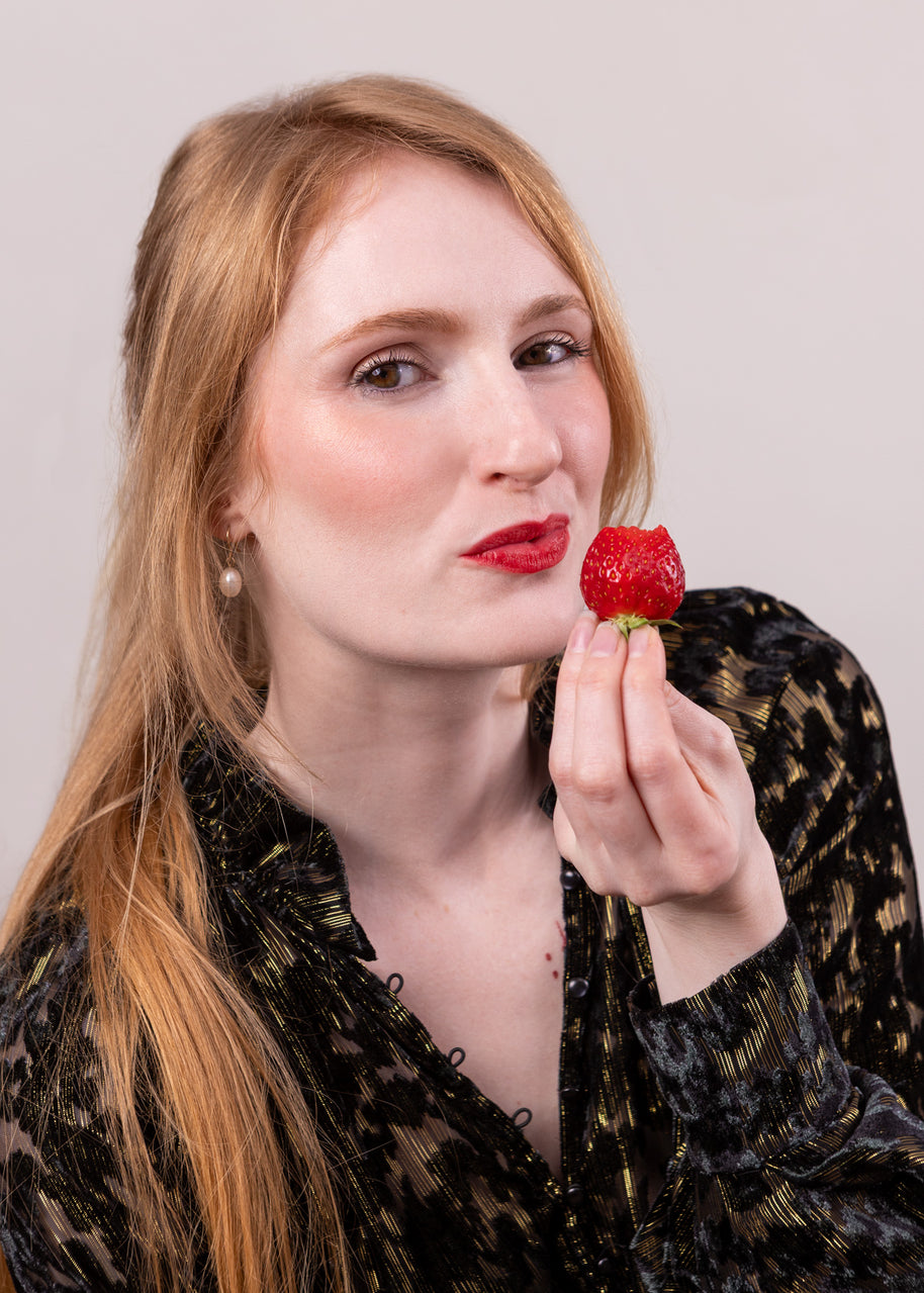 Water Lip Tint Strawberry - Long - Lasting, Vegan & Natural, Made in EU - Lilia Copenhagen CVR 43267442