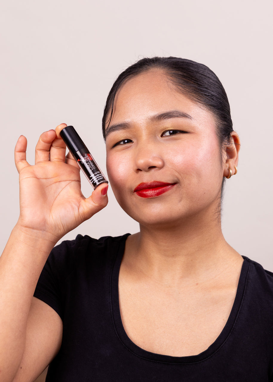 Water Lip Tint Cherry - Long - Lasting, Vegan & Natural, Made in EU - Lilia Copenhagen CVR 43267442