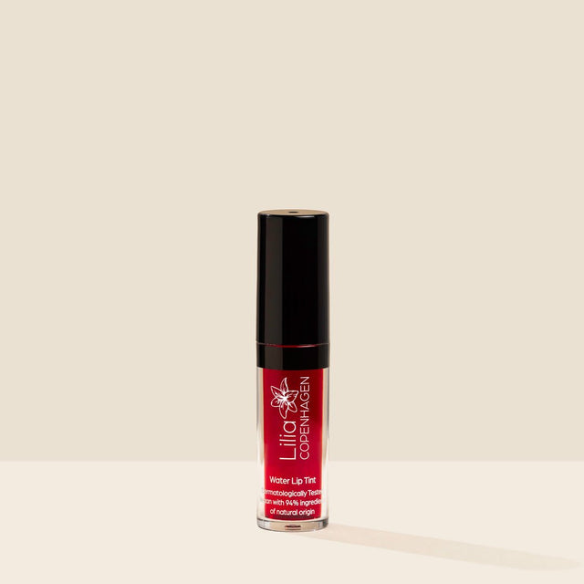 Water Lip Tint Strawberry - Long - Lasting, Vegan & Natural, Made in EU - Lilia Copenhagen CVR 43267442