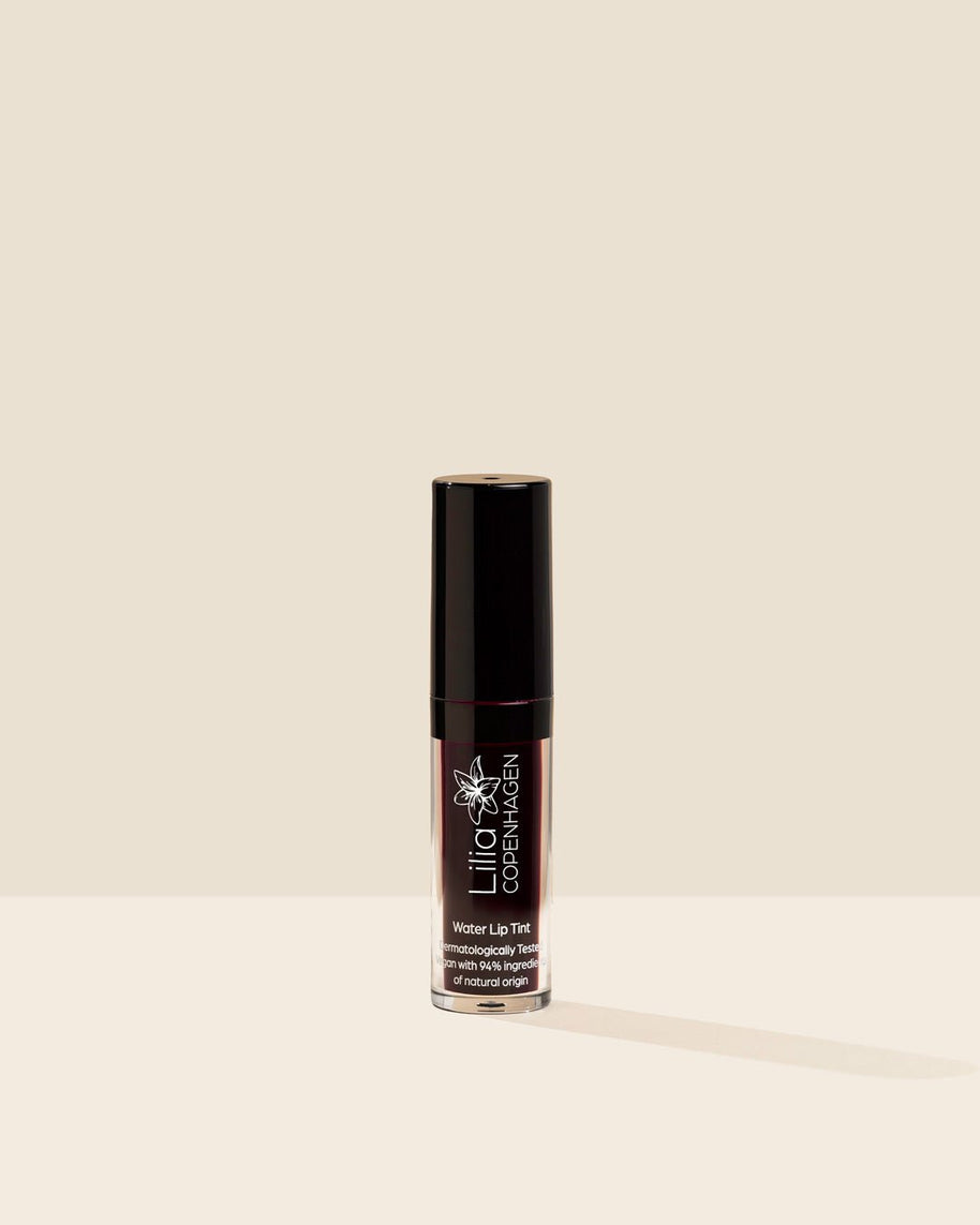 Water Lip Tint Cherry - Long - Lasting, Vegan & Natural, Made in EU - Lilia Copenhagen CVR 43267442