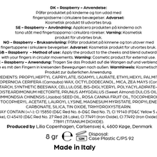 Creamy Blush Rasberry - Vegan & Natural, Paraben - Free, Made in EU - Lilia Copenhagen