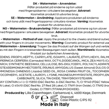 Creamy Blush Watermelon - Vegan & Natural, Paraben - Free, Made in EU - Lilia Copenhagen